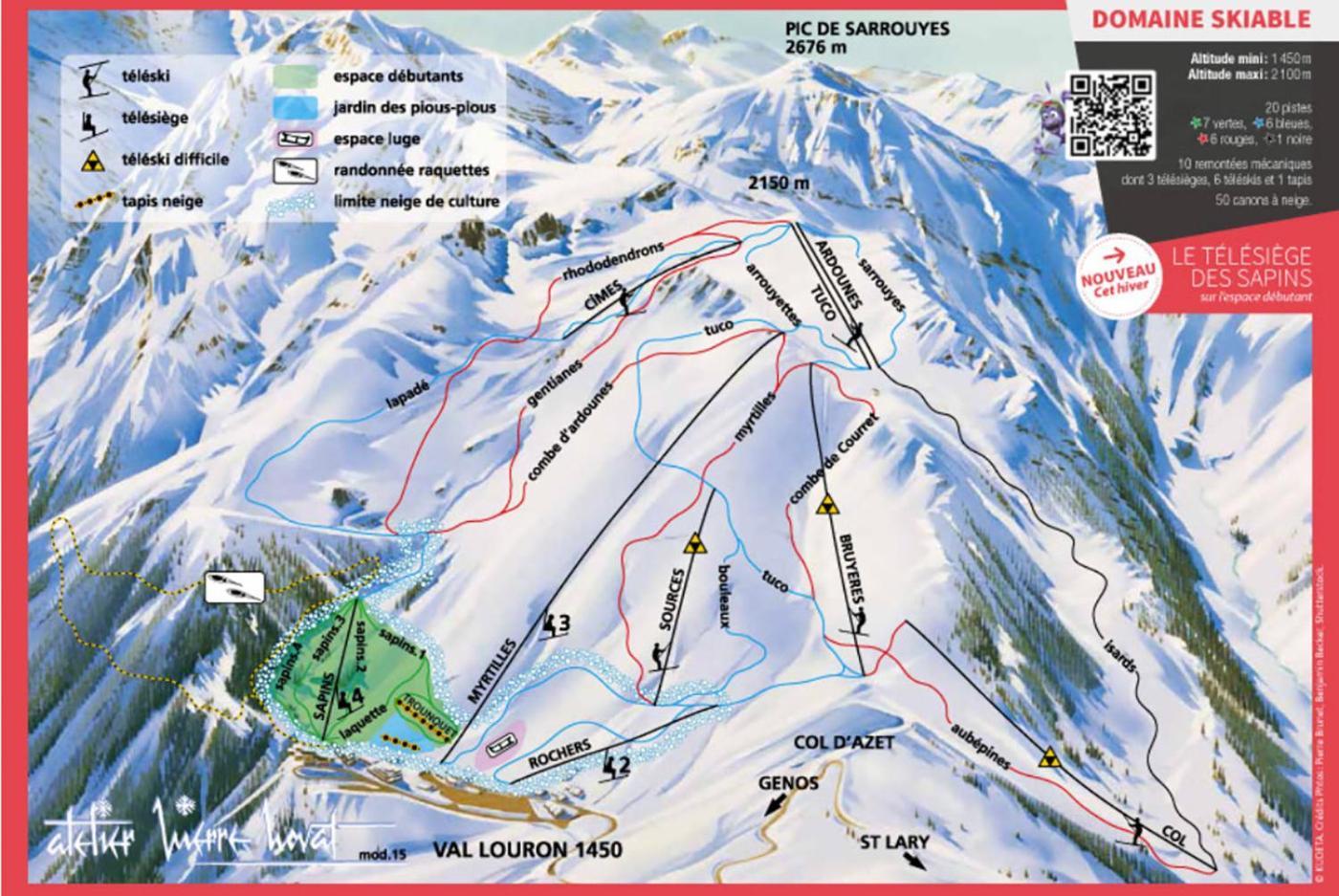 Residence Les Gourgs Blancs - 80M Des Pistes Génos Exteriér fotografie